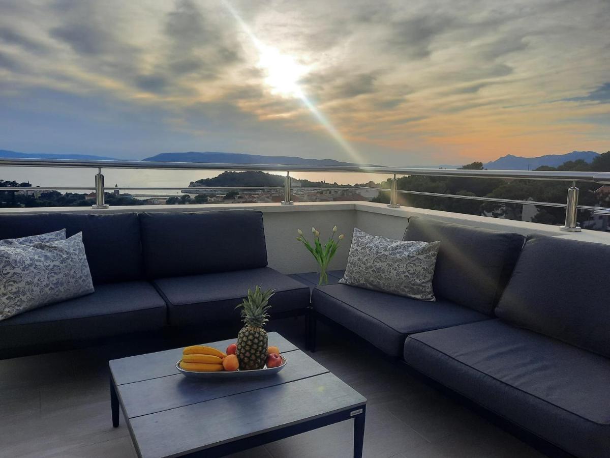 Apartment Anny De Luxe With Sea View ماكارسكا المظهر الخارجي الصورة